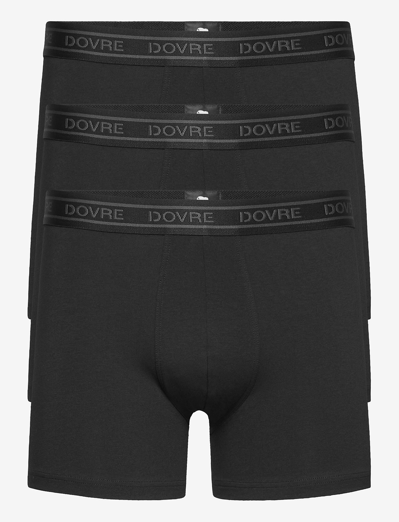 Dovre - Dovre 3-pack tights, GOTS - bokserit - svart - 0