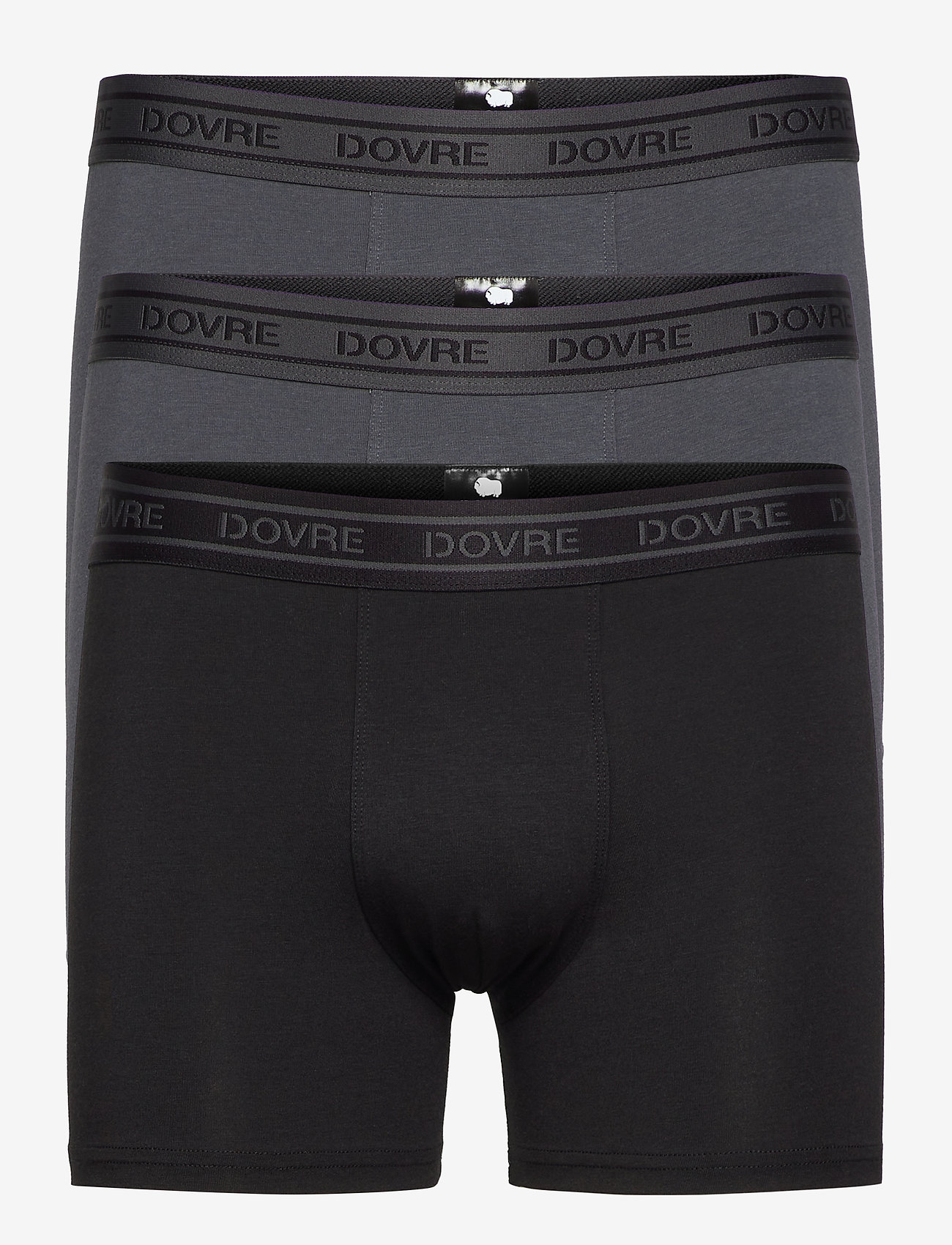 Dovre - Dovre tights 3-pack bamboo - grey - 0