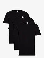 Dovre T-shirts O-neck 3-pack - BLACK