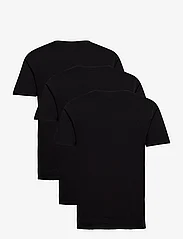Dovre - Dovre T-shirts O-neck 3-pack - laisvalaikio marškinėliai - black - 1
