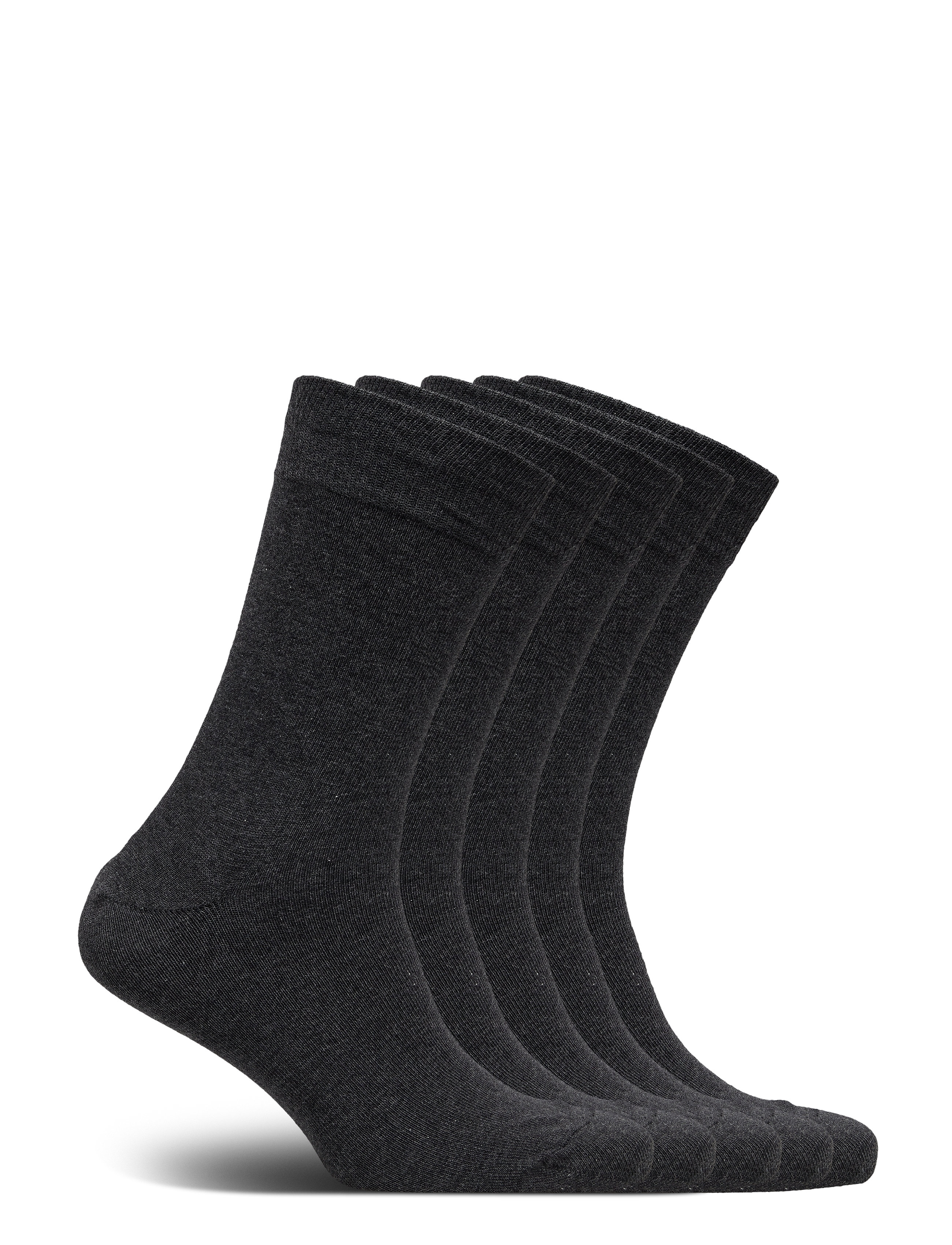 Dovre - Dovre sock cotton 5-pack - darkgrey mel - 1