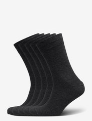 Dovre - Dovre sock cotton 5-pack - regular socks - darkgrey mel - 0