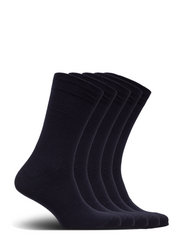 Dovre - Dovre sock cotton 5-pack - laveste priser - navy - 1