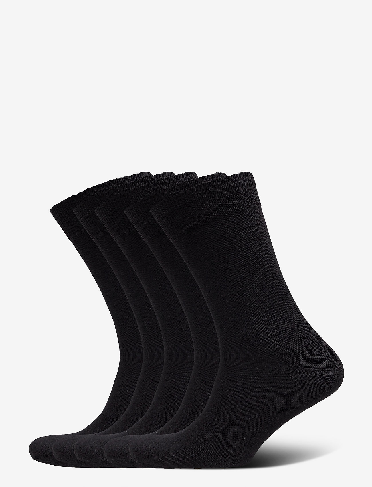 Dovre - Dovre sock cotton 5-pack - nordic style - black - 0