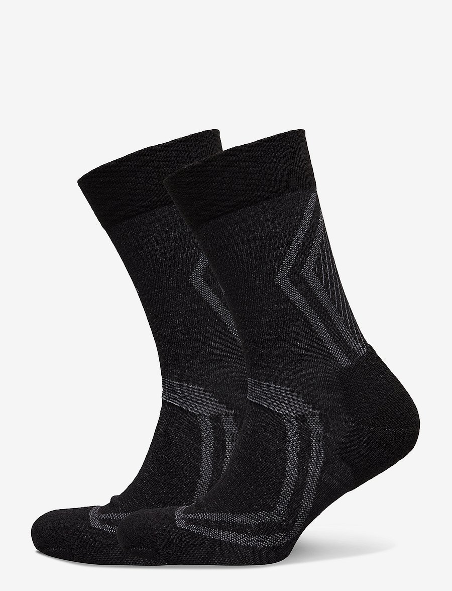 Dovre - Dovre terrysocks org wool 2-pa - sokker - black - 0