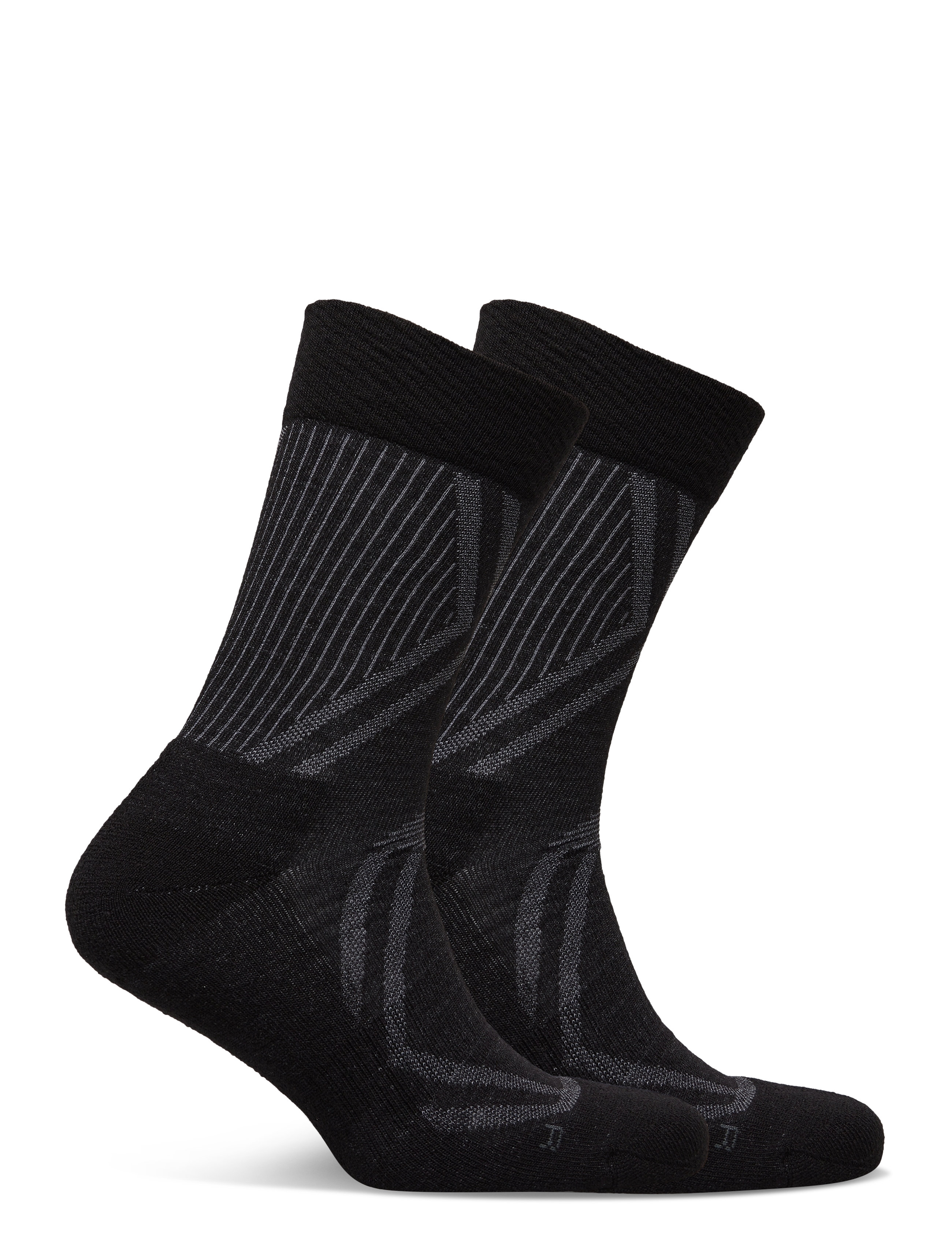 Dovre - Dovre terrysocks org wool 2-pa - sokker - black - 1