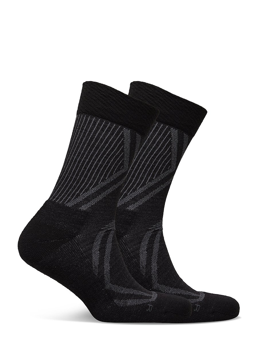 Dovre - Dovre terrysocks org wool 2-pa - sokker - black - 1