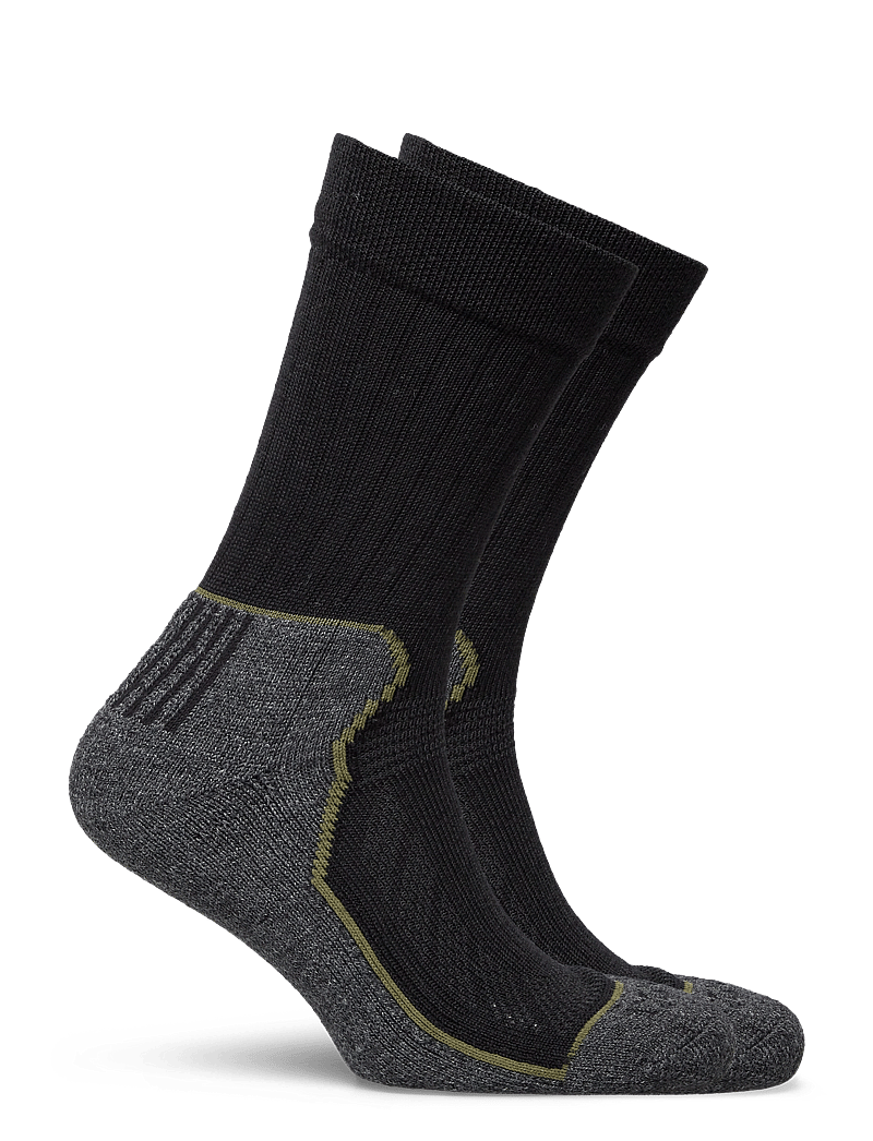 Dovre - Dovre terrysocks org wool 2-pa - klassikalised sokid - svart - 1