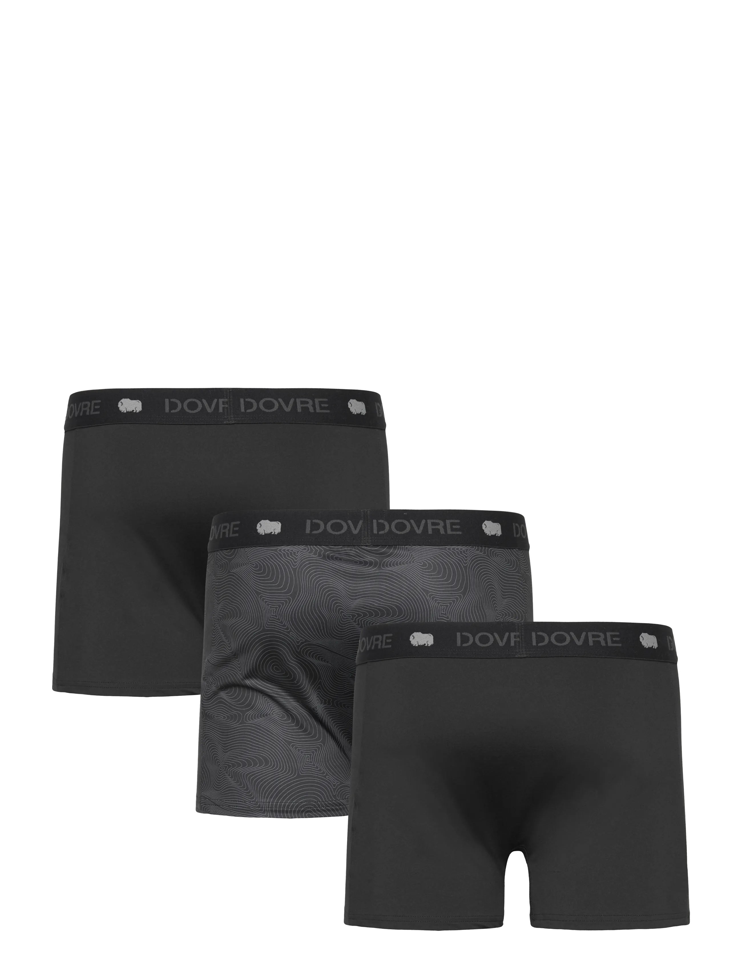 Dovre - DOVRE 3pack recycled PES - multipack underpants - svart - 1