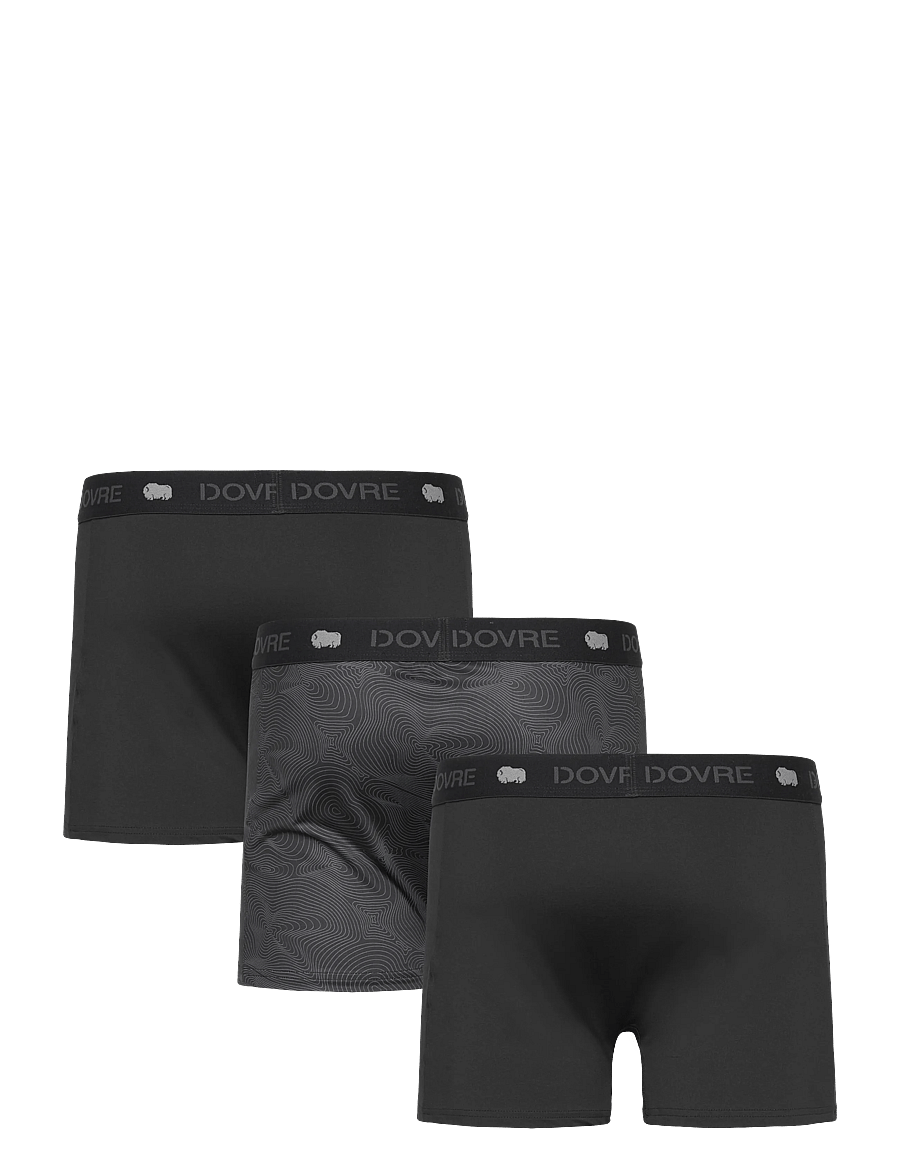 Dovre - DOVRE 3pack recycled PES - multipack underpants - svart - 1