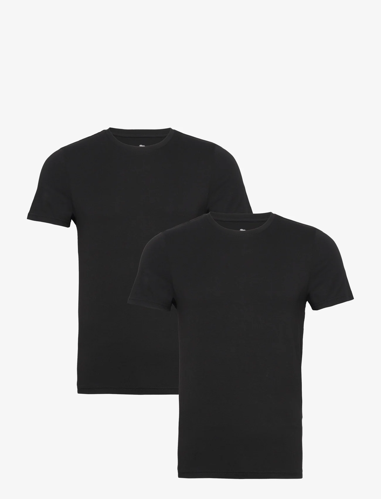 Dovre - Dovre t-shirt 2-pack FSC - basic t-shirts - svart - 0