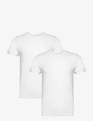 Dovre - Dovre t-shirt 2-pack FSC - basic t-shirts - vit - 0