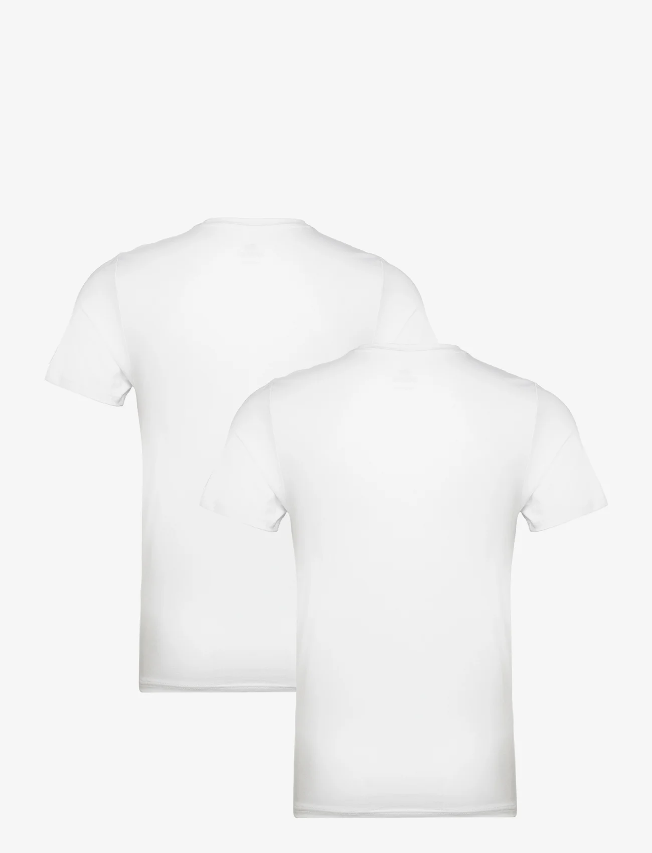 Dovre - Dovre t-shirt 2-pack FSC - basic t-shirts - vit - 1
