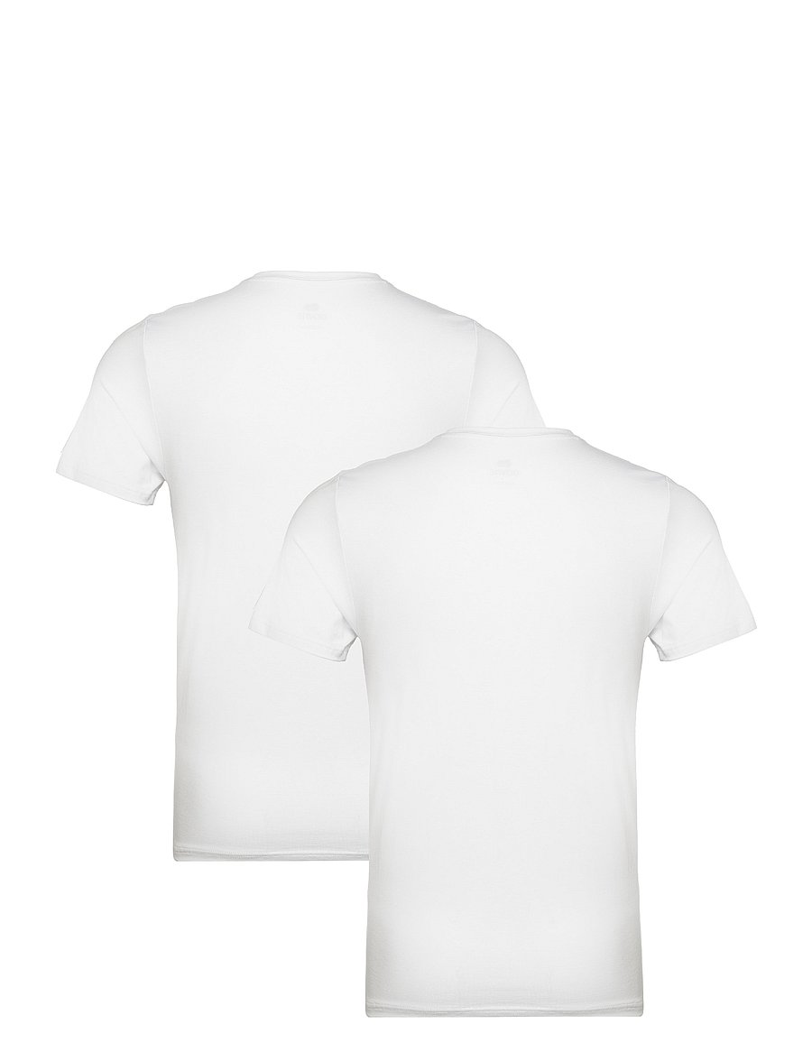 Dovre - Dovre t-shirt 2-pack - multipack t-shirts - vit - 1