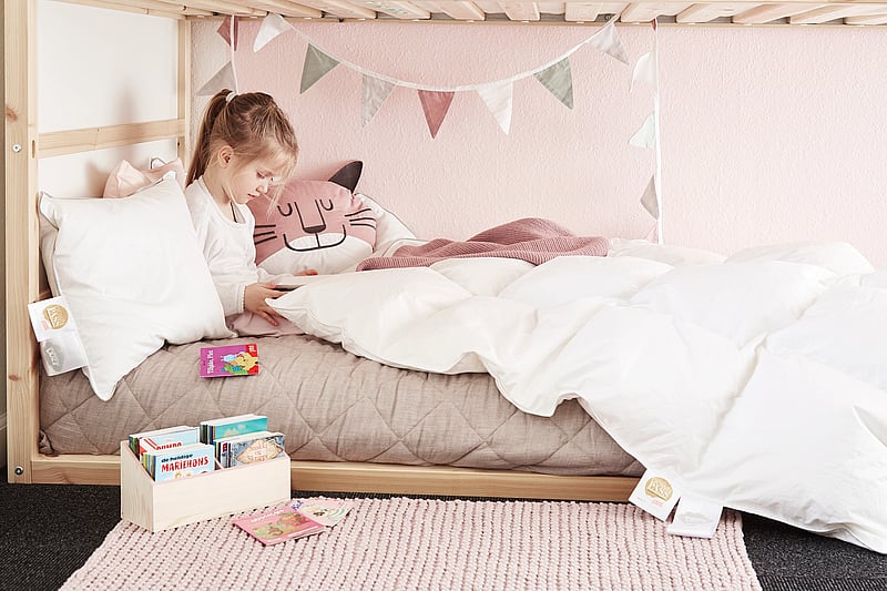 Dozy - Muscovy Down Baby Pillow - bettdecken und kissen - white - 0