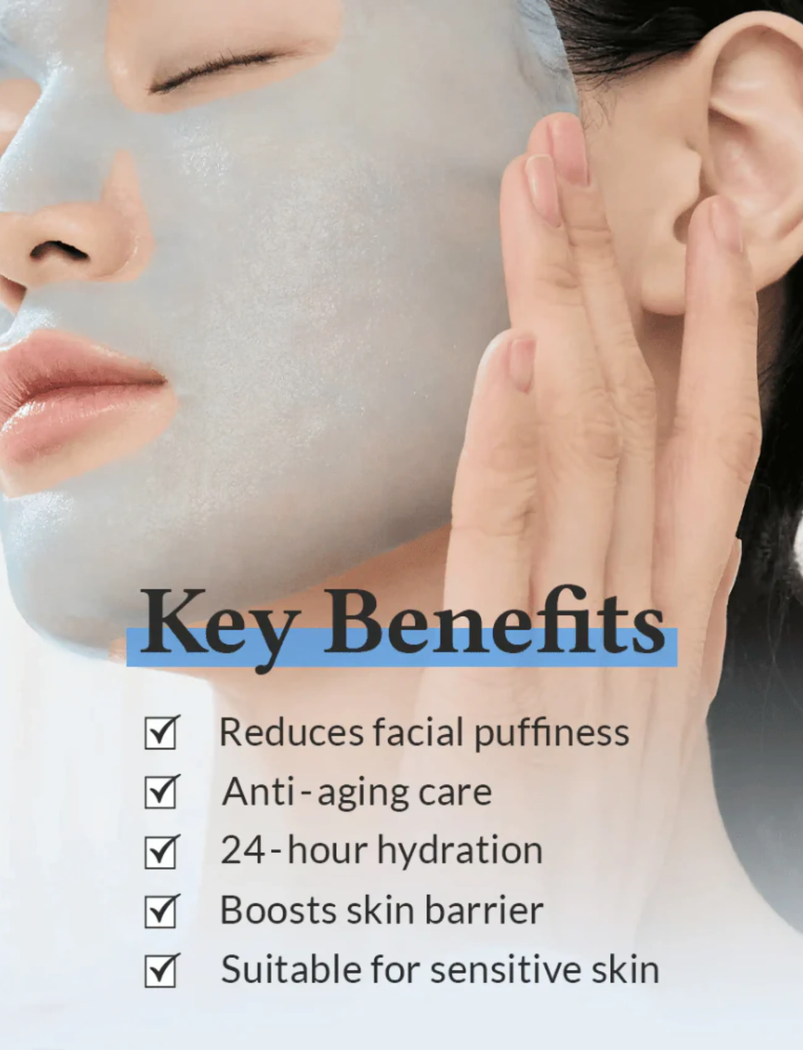 Dr. Althea Aqua Blue Hydration Mask, 1 EA, Nude, Masker > Sheetmask, Dame