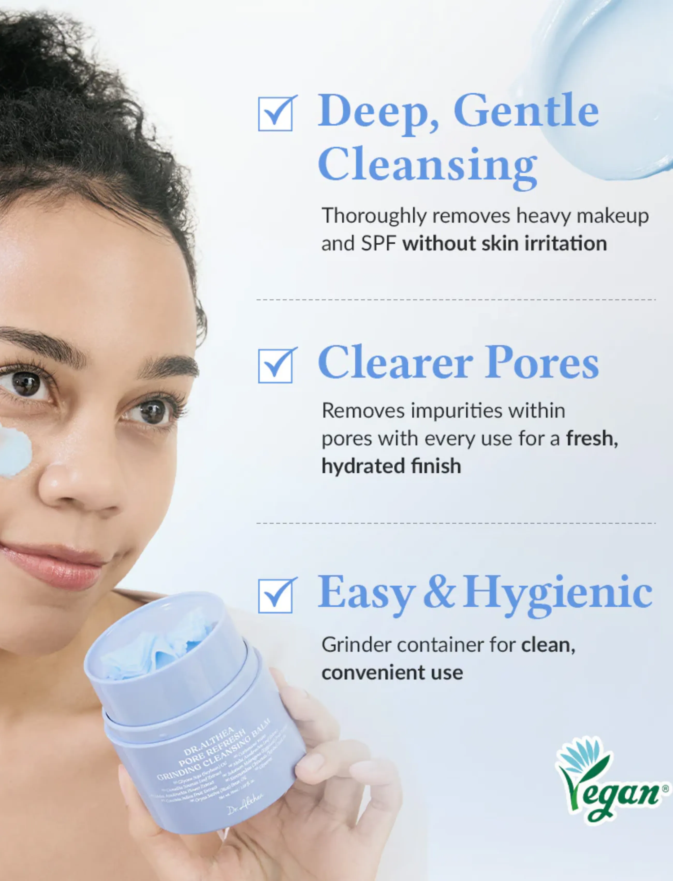 Dr. Althea - Pore Refresh Grinding Cleansing Balm - cleanser - clear - 2