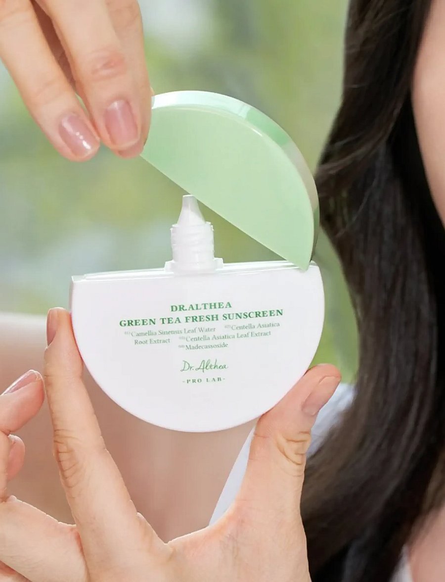 Dr. Althea - Green Tea Fresh Sunscreen - til ansigtet - clear - 0