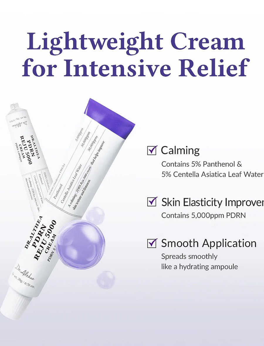 Dr. Althea - PDRN Reju 5000 Cream - sommerens hudpleje - clear - 2