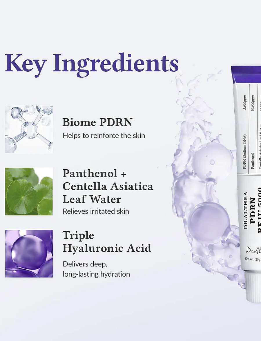 Dr. Althea - PDRN Reju 5000 Cream - sommerens hudpleje - clear - 4