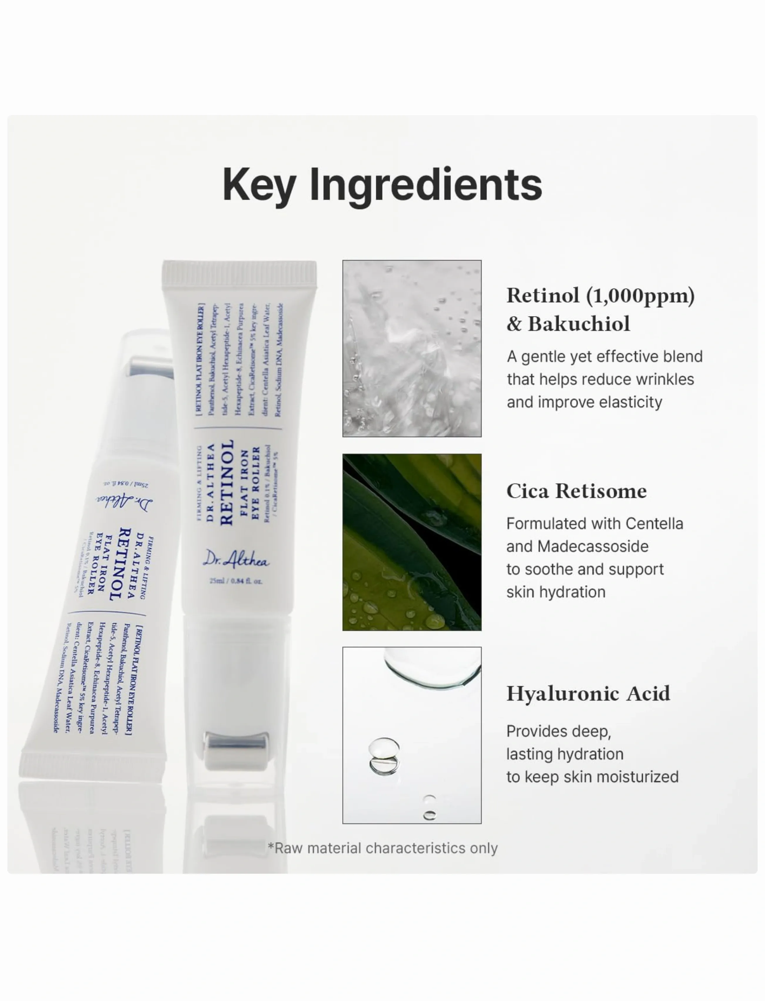Dr. Althea - Retinol Flat Iron Eye Roller - augnkrem - clear - 3