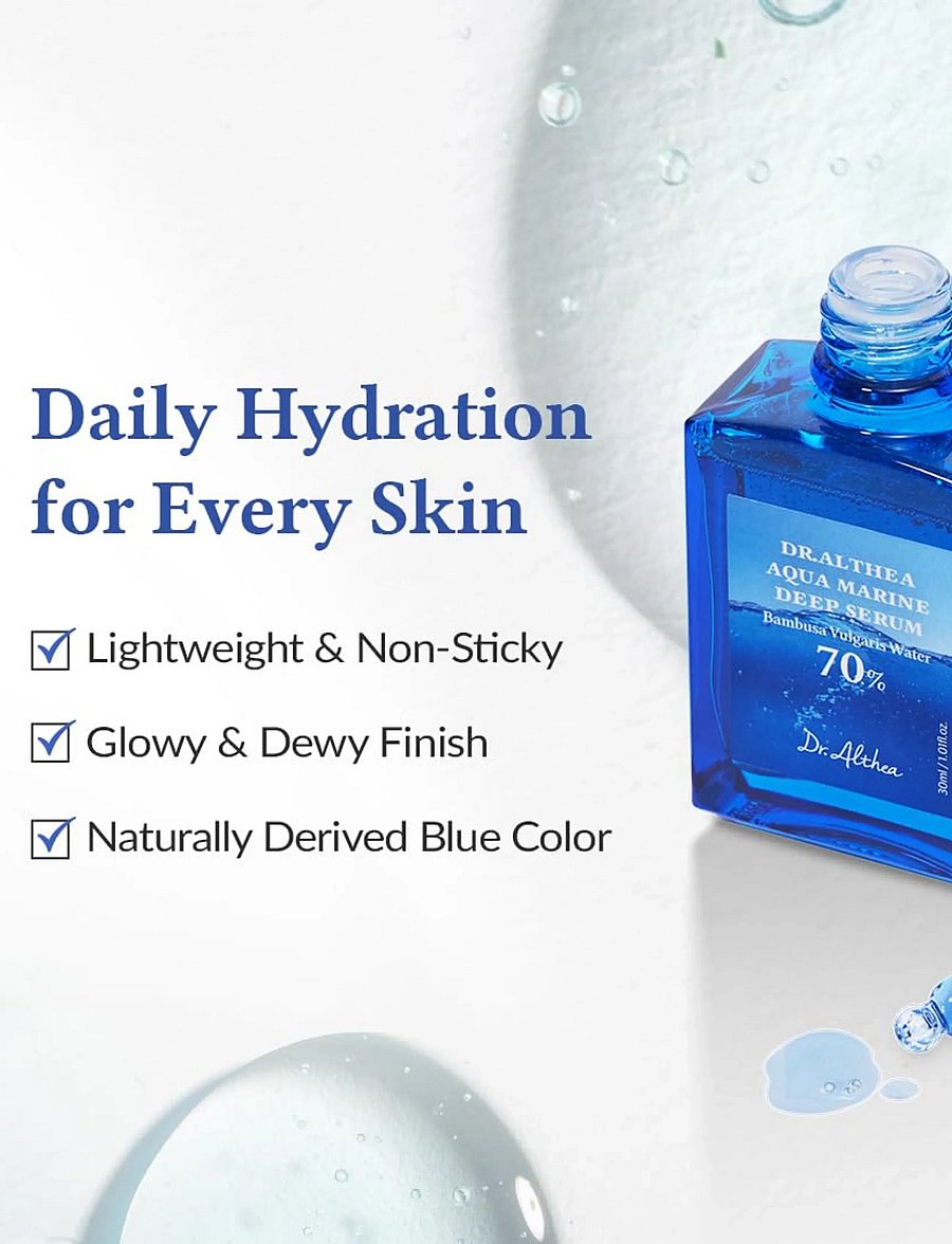 Dr. Althea - Aqua Marine Deep Serum - serum & olier - clear - 0
