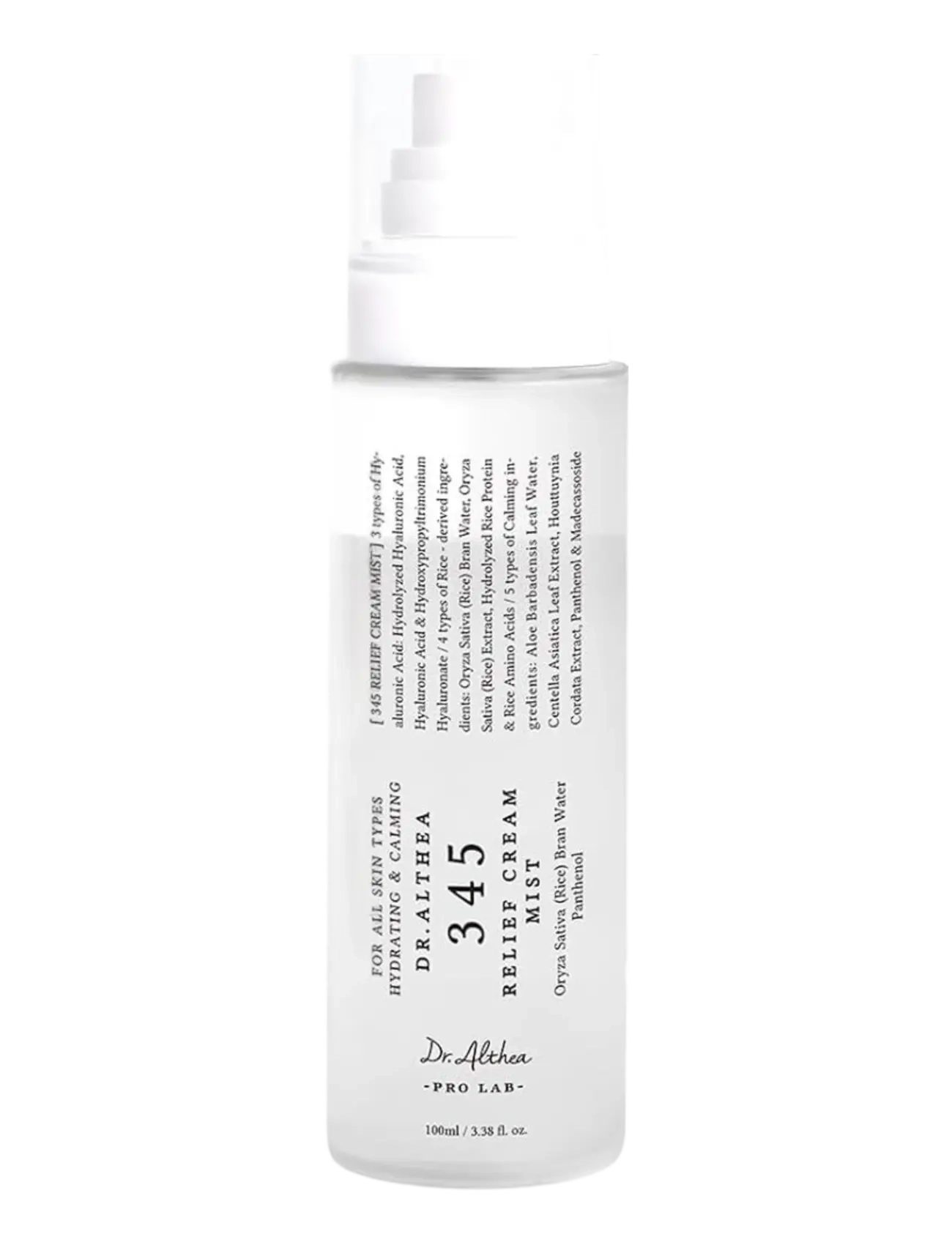 Dr. Althea 345 Relief Cream Mist, Ansigt Mist, Hvid, Str: 100 ML