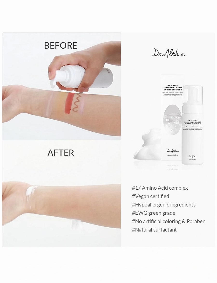 Dr. Althea - Amino Acid Gentle Bubble Cleanser - foaming cleanser - clear - 2