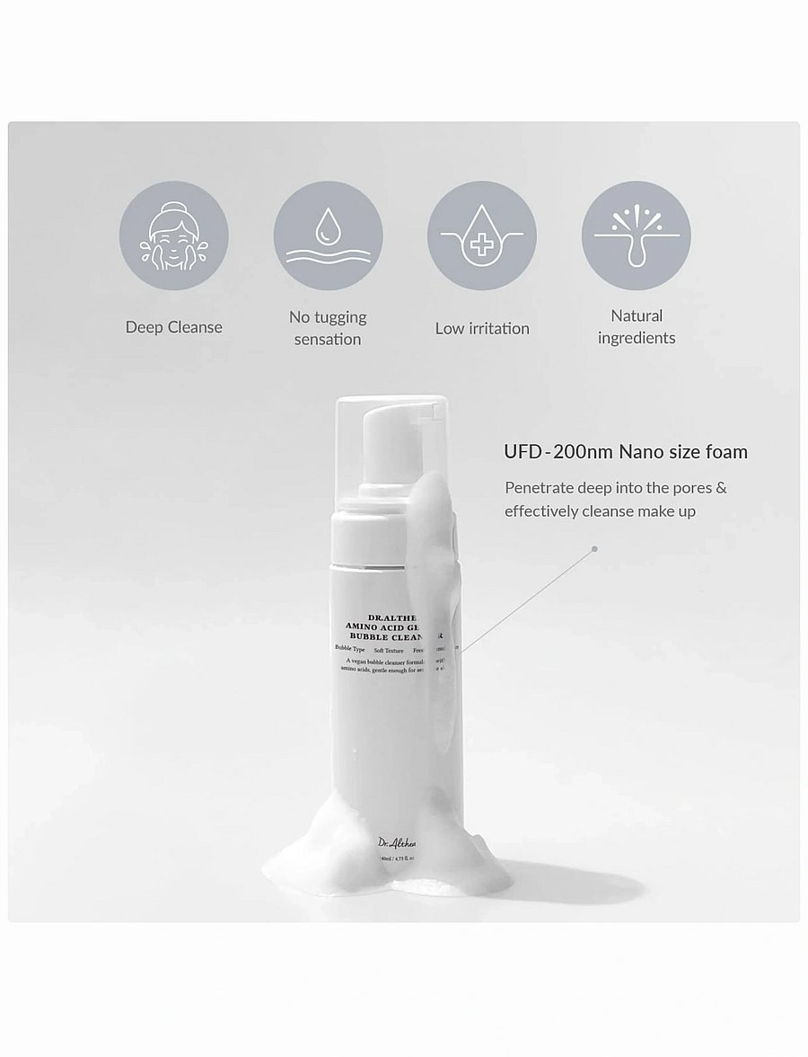 Dr. Althea - Amino Acid Gentle Bubble Cleanser - foaming cleanser - clear - 3