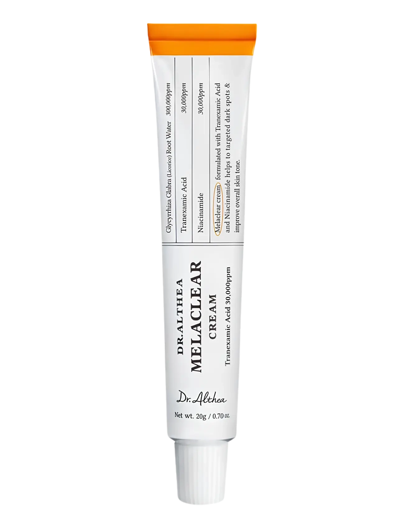 Dr. Althea Melaclear Cream, Day Cremes, Nude, Str: 20 G