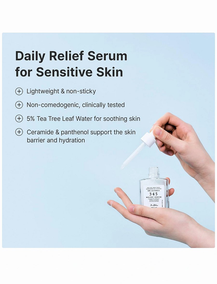 Dr. Althea - 345 Relief Serum - serum og olíur - clear - 3