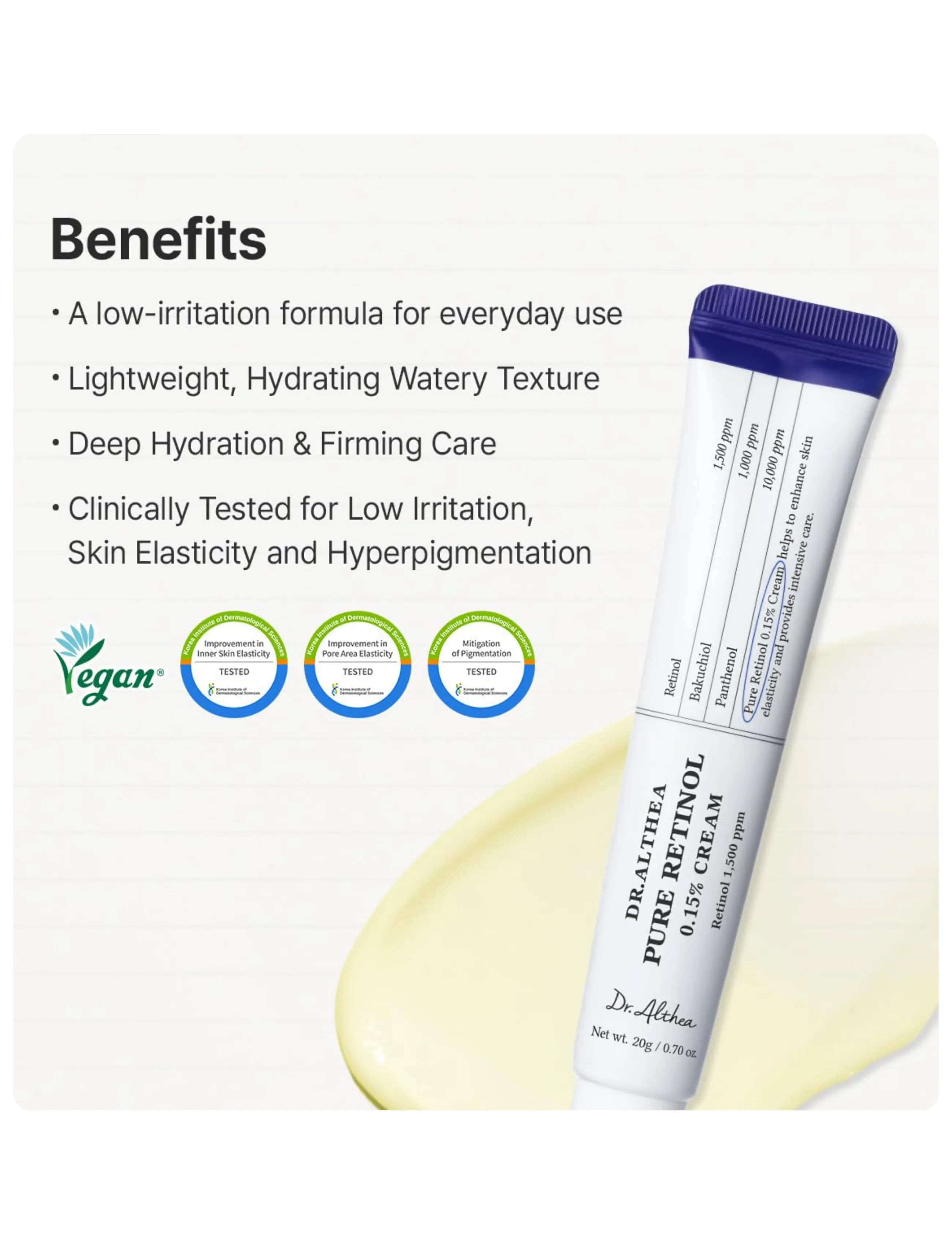 Dr. Althea - Pure Retinol 0.15% Cream - clear - 3