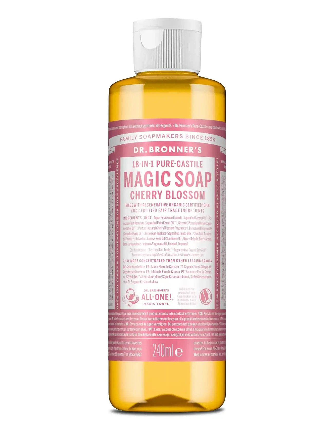 Pure Castile Liquid Soap, 240 ml  Bad- & Dusjkrem