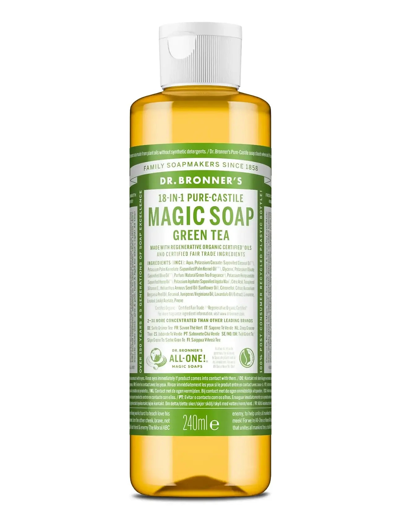 Dr. Bronner’s Green Tea Liquid Soap - - 240 ML 1