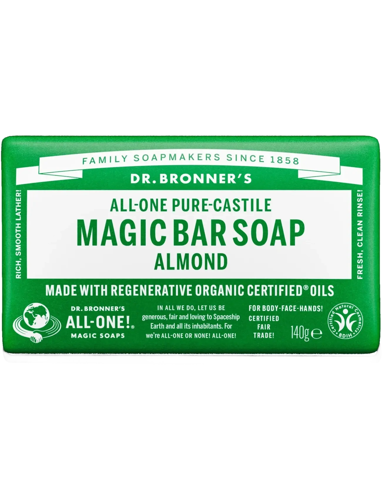 Dr. Bronner’s Almond - Kätehooldus - NO COLOUR / undefined
