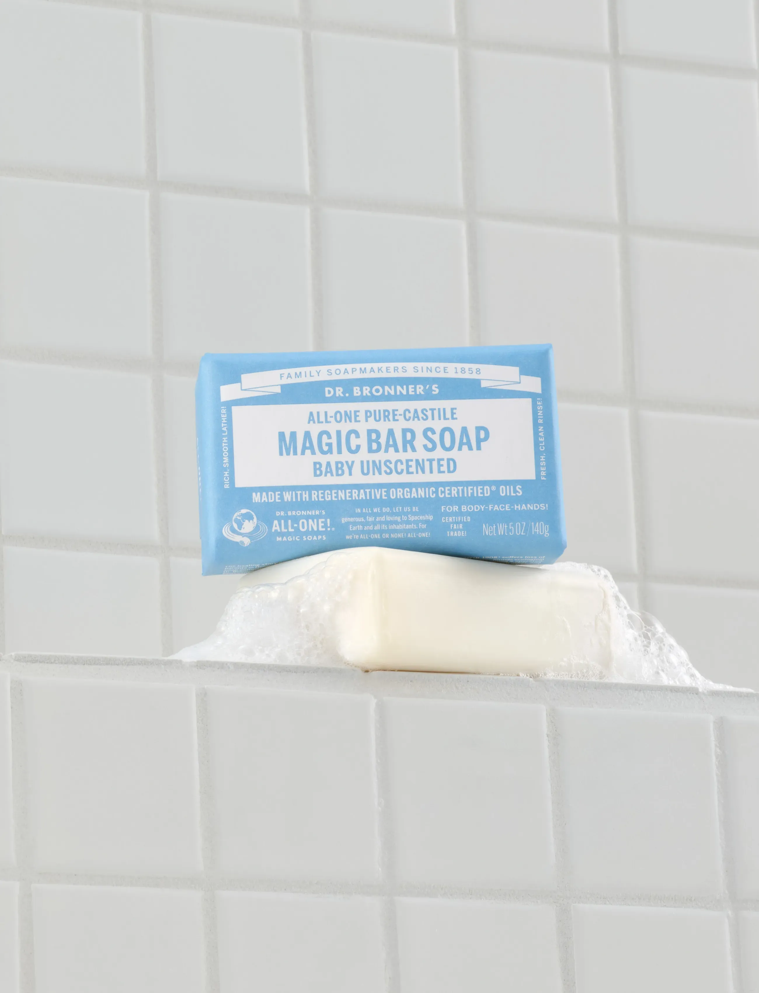Dr. Bronner’s - Baby-Mild (unscented) - sápustykki - no colour - 4