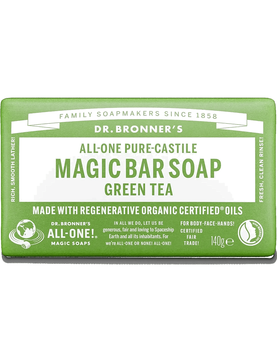 Dr. Bronner’s - Green Tea Bar Soap 140g - seebid - no colour - 1
