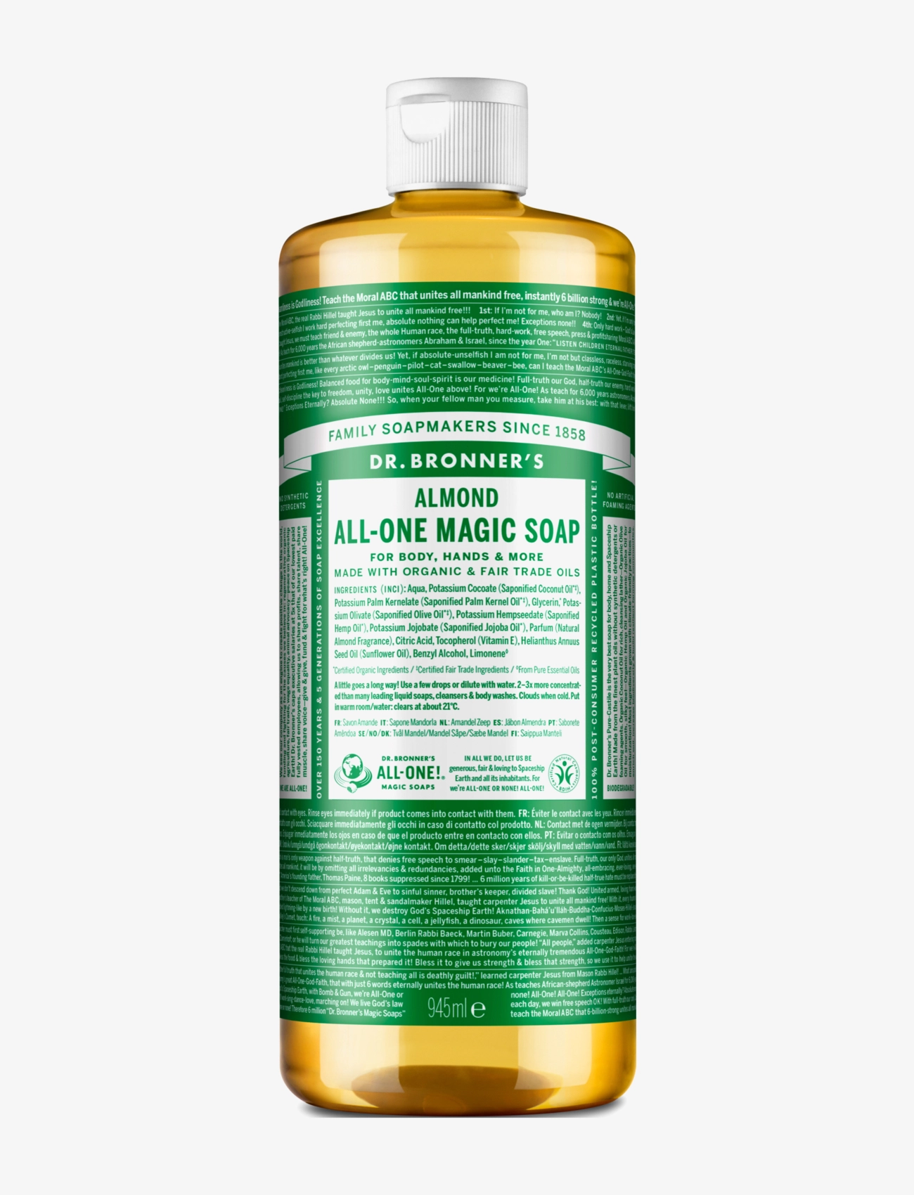 Dr. Bronner’s Almond - Shower gel & Bruseolier - CLEAR / undefined