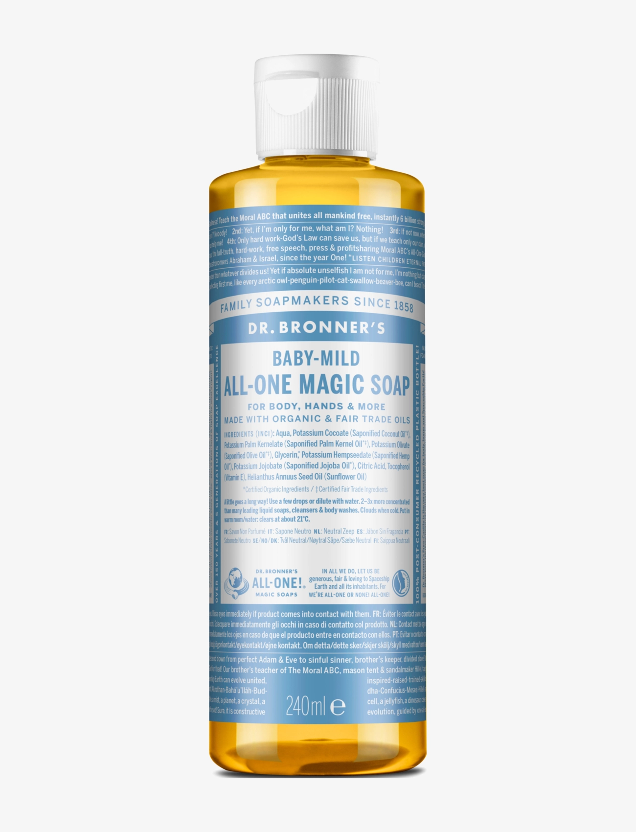 Dr. Bronner’s Baby-Mild (unscented) - Sæber & Håndcremer - NO COLOUR / undefined