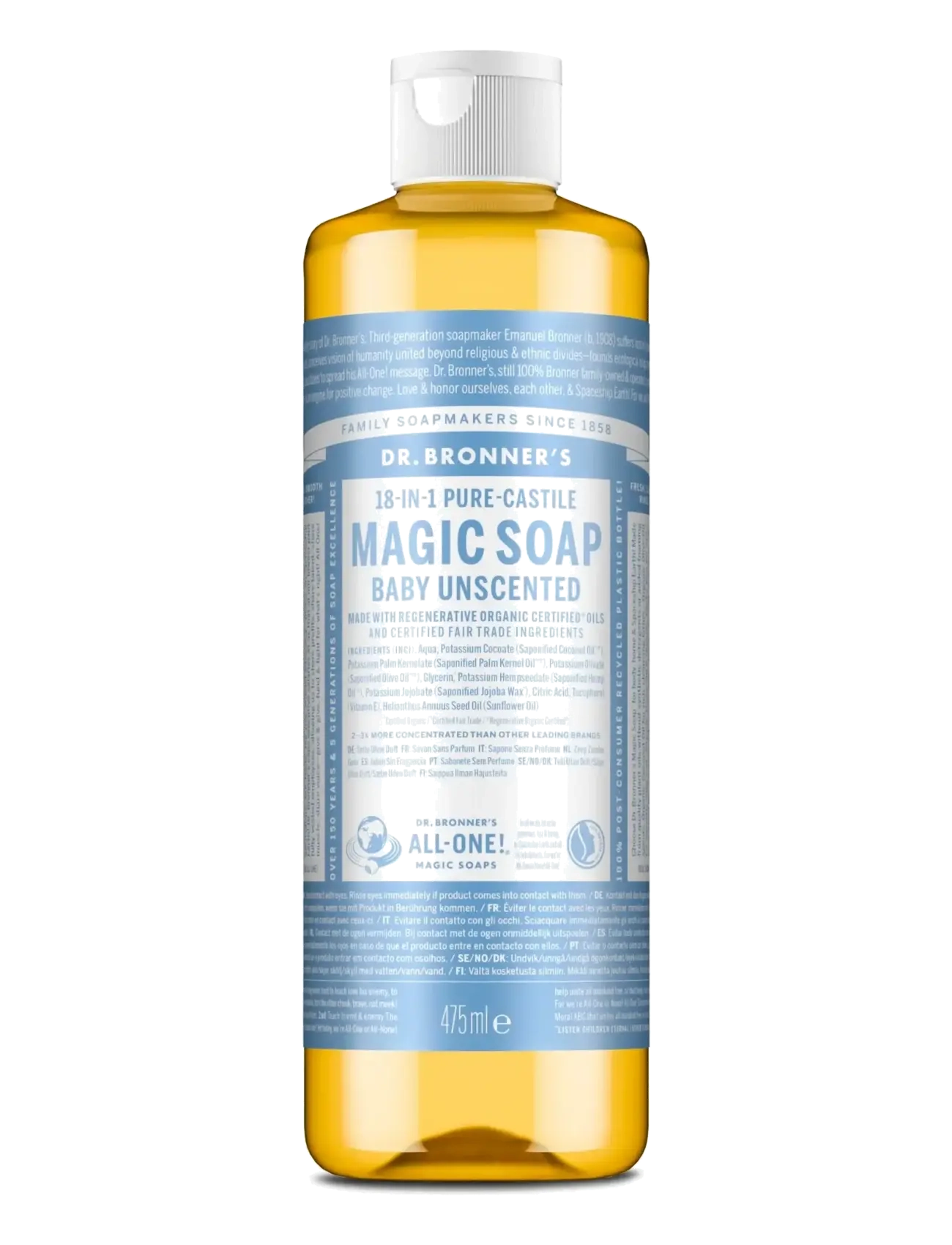 Dr. Bronner’s Baby-Mild (unscented) - Beauty - Herre - NO COLOUR / undefined