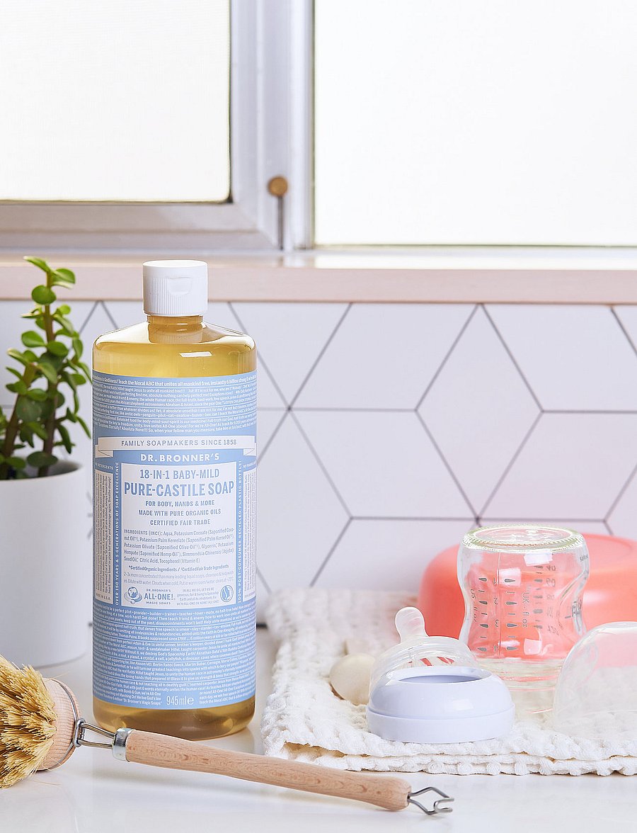 Dr. Bronner’s - Baby-Mild (unscented) - dušigeelid ja õlid - clear - 0