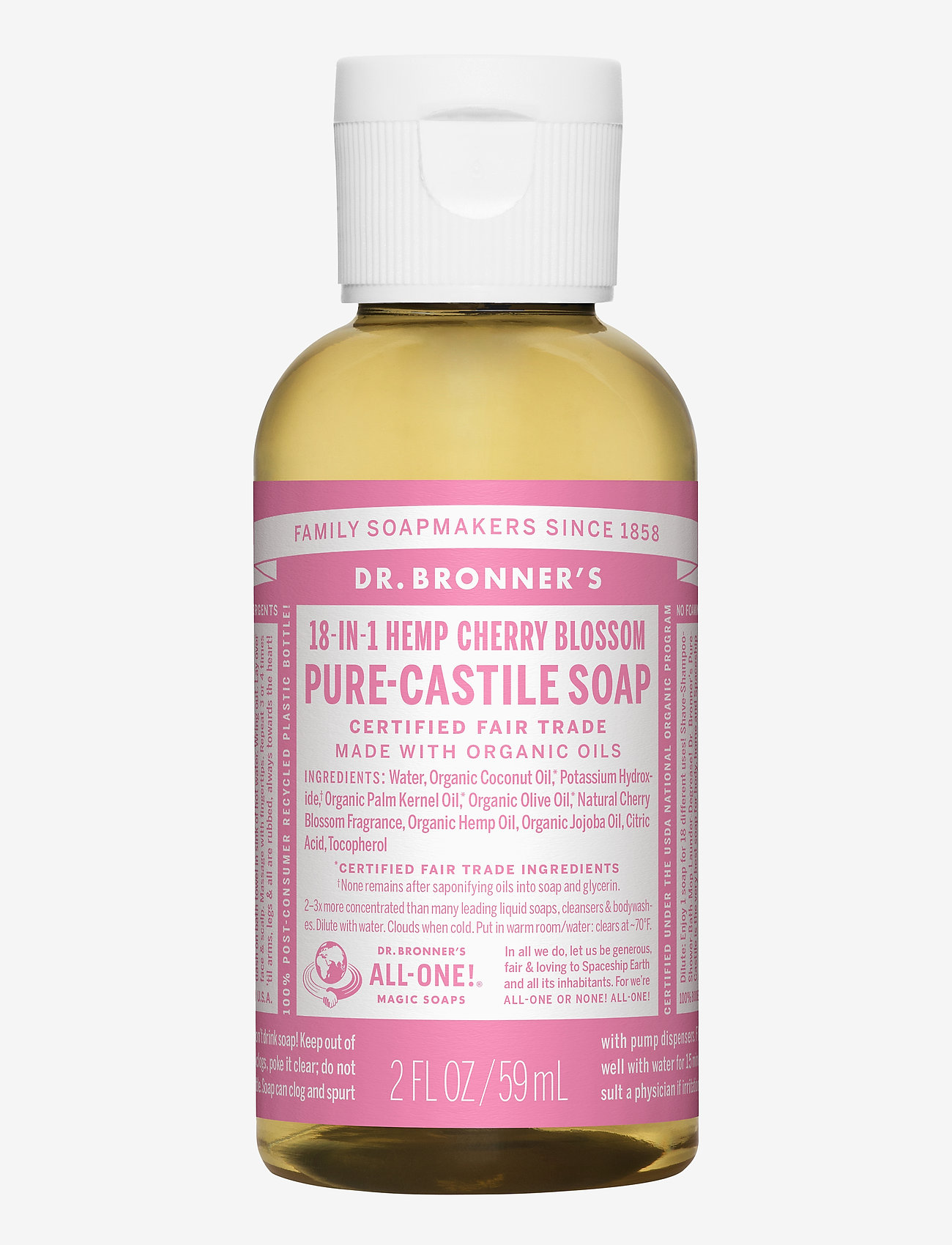 Dr. Bronner’s - Cherry Blossom - flytande tvål - no colour - 1