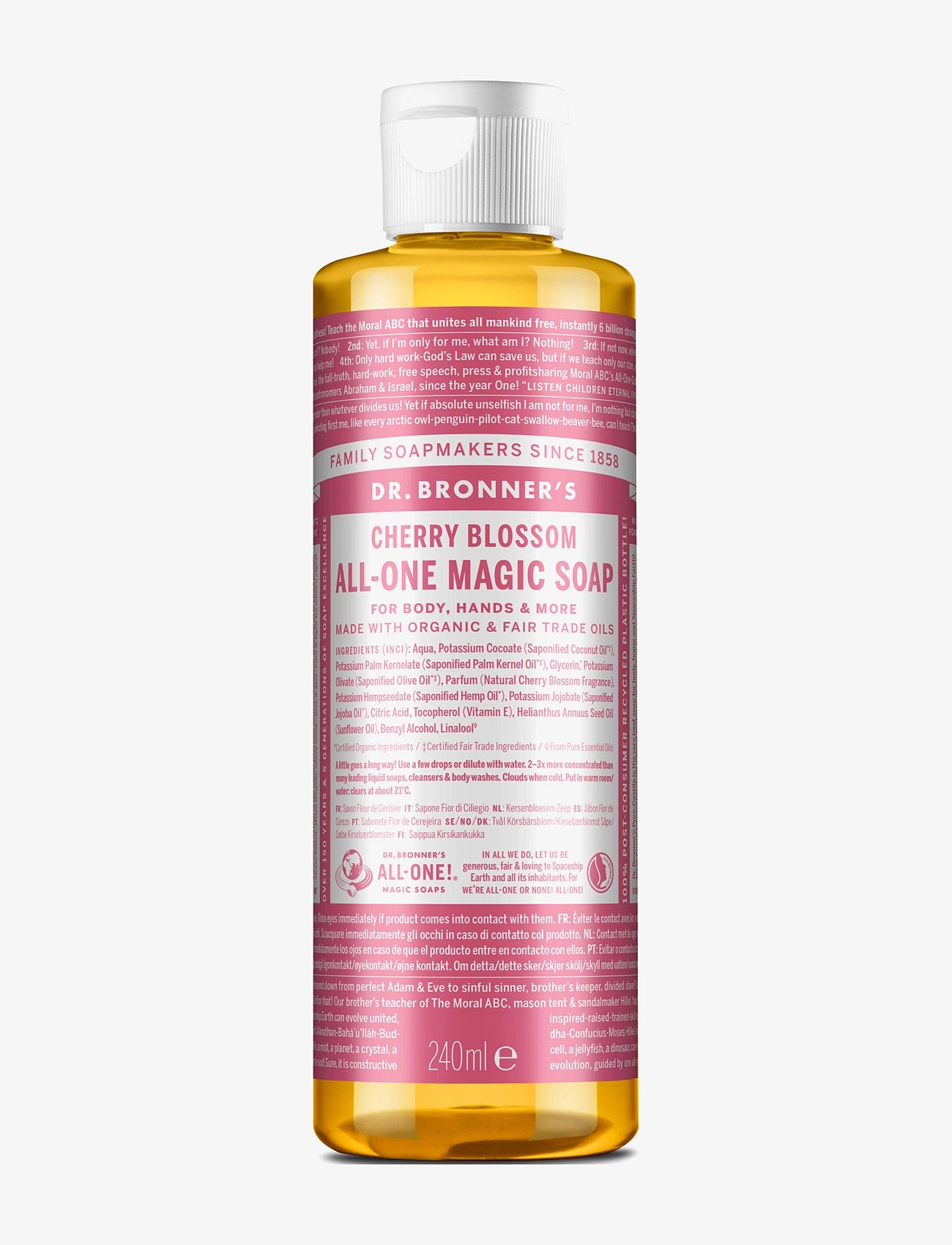 Pure Castile Liquid Soap, 240 ml Bad- & Dusjkrem