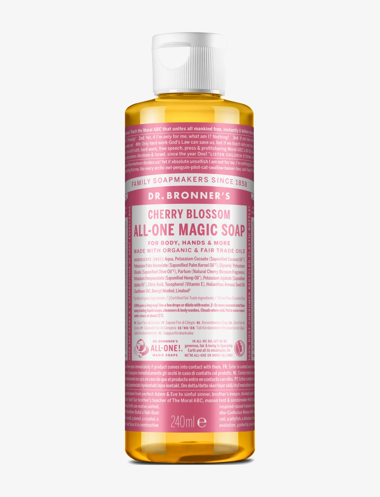 Dr. Bronner’s Cherry Blossom - Sæber & Håndcremer - NO COLOUR / undefined