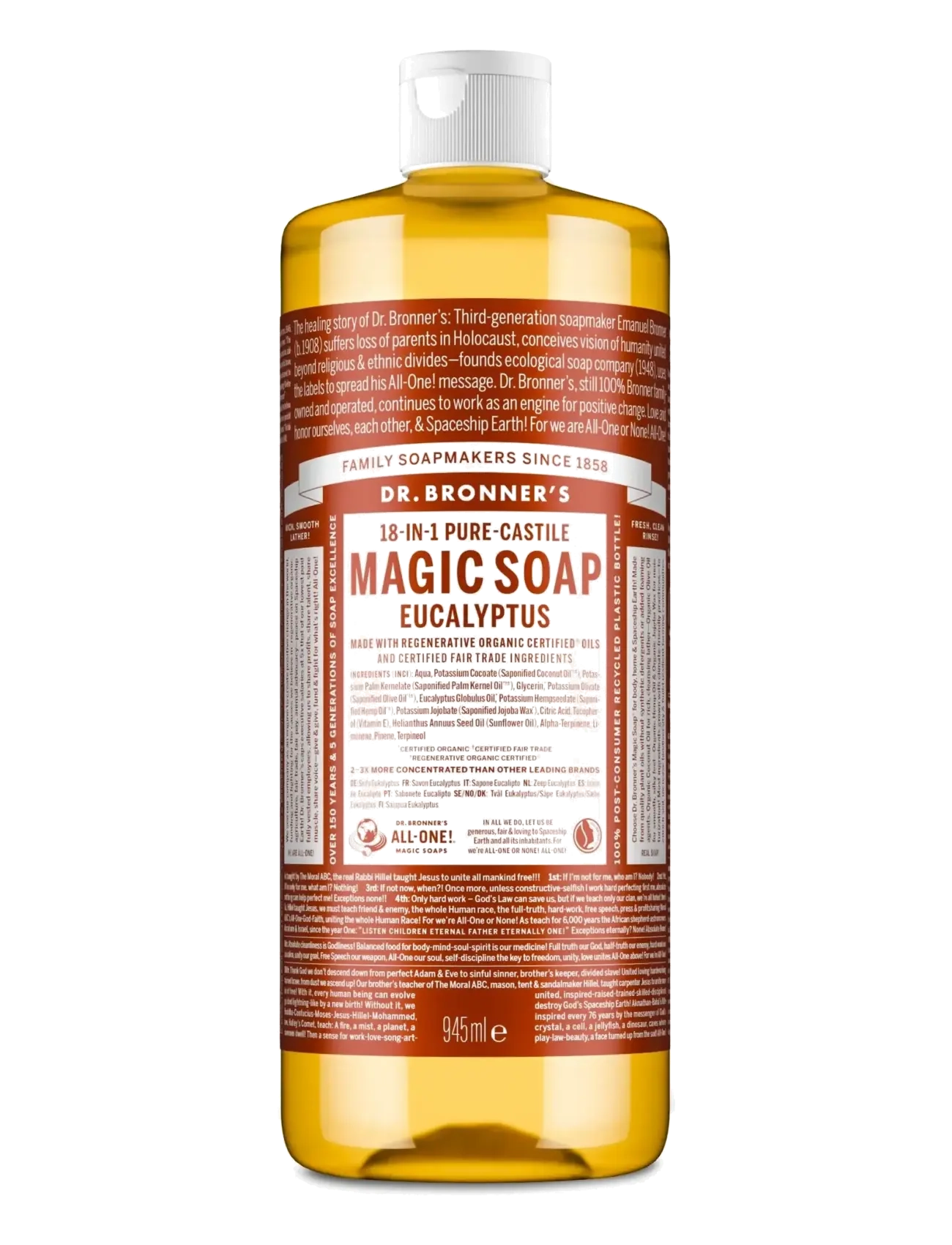 Dr. Bronner’s Eucalyptus - Sæber & Håndcremer - CLEAR / undefined