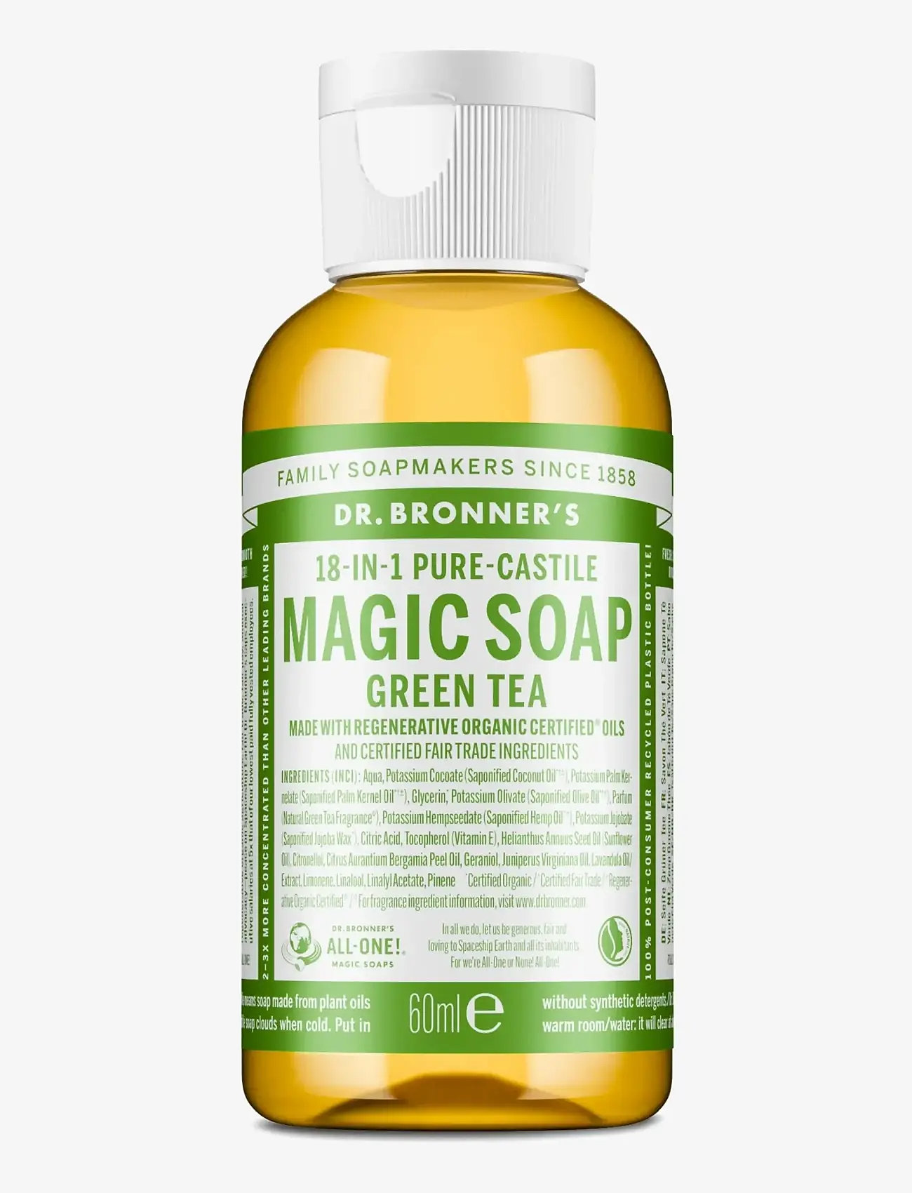 Dr. Bronner’s - Green Tea Liquid Soap - laveste priser - no colour - 0