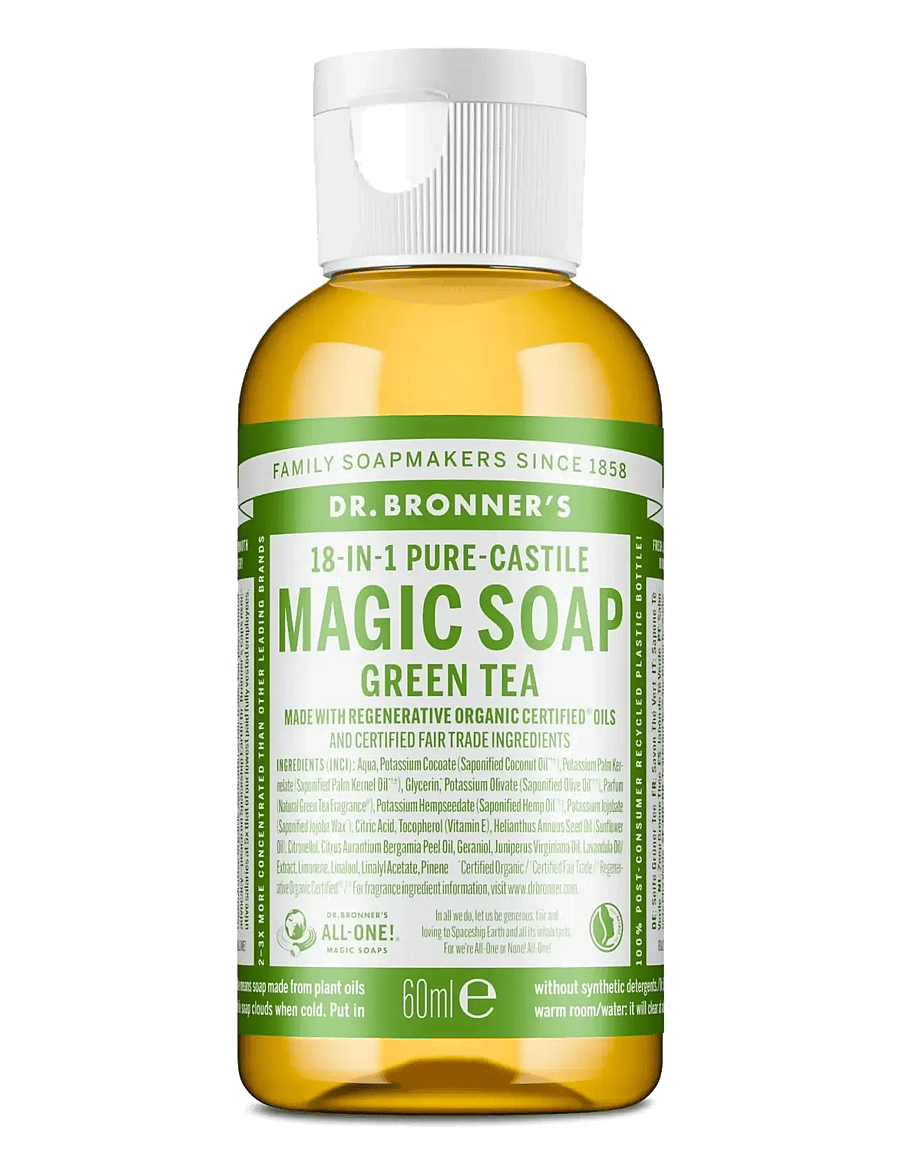 Dr. Bronner’s - Green Tea Liquid Soap - dušigeelid ja õlid - no colour - 0