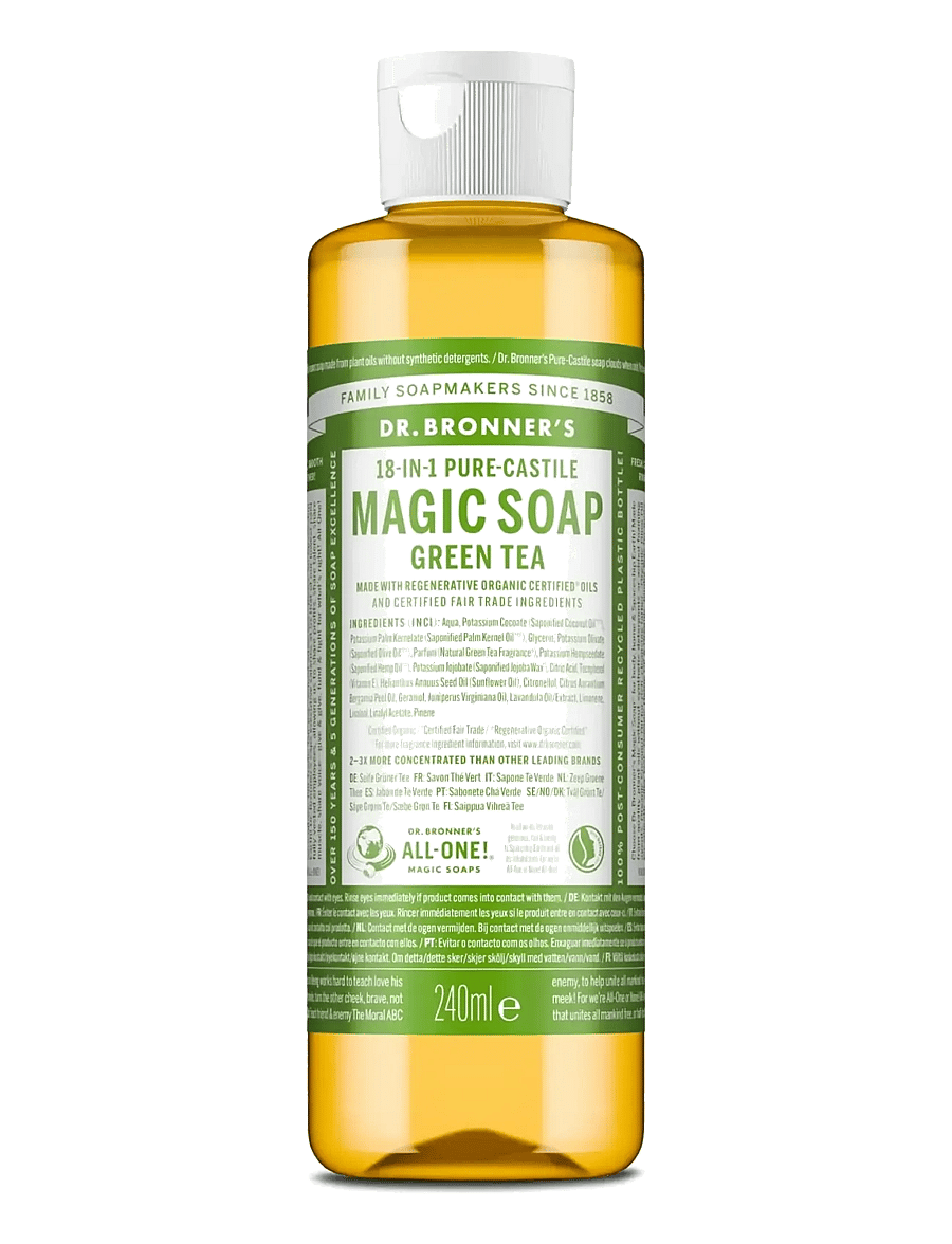 Dr. Bronner’s - Green Tea Liquid Soap - dušigeelid ja õlid - no colour - 0