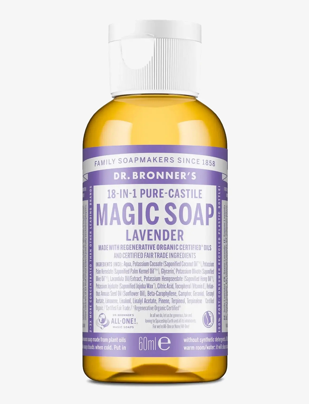 Dr. Bronner’s Lavender - Flydende sæber - NO COLOUR / undefined
