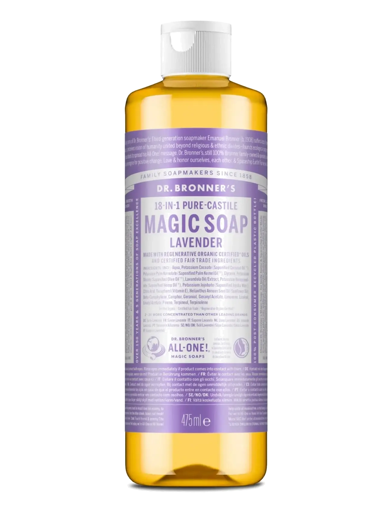 Dr. Bronner’s Lavender - Rankų muilas - NO COLOUR / undefined
